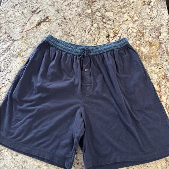 Cherokee Dark Blue Cotton Elastic Waist Shorts - Picture 1 of 3